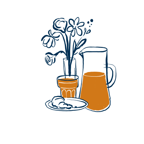 フラワープリントの封筒