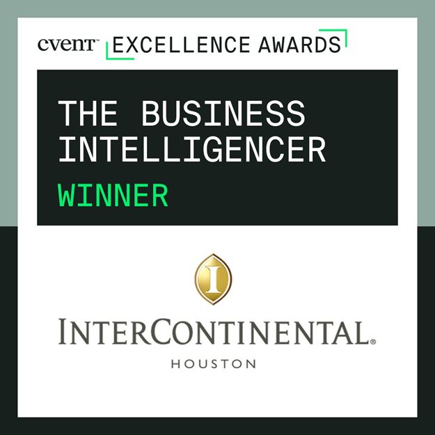 cvent Excellence Awards The Business Intelligencer Winner Intercontinental Houston