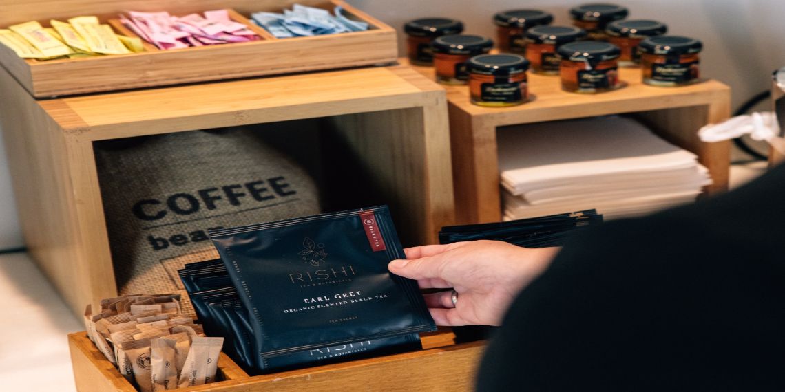 Tea options for guests to enjoy at InterContinental Houston in the club lounge
