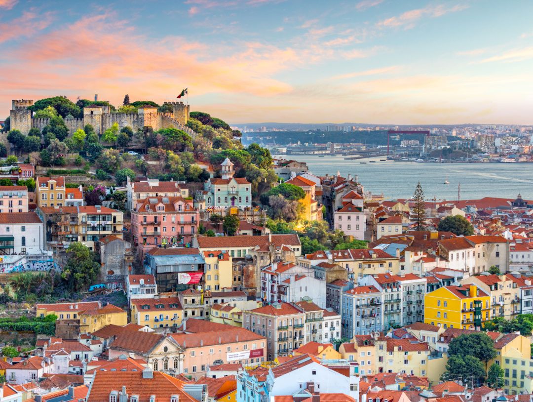 Aerial view of Portugal