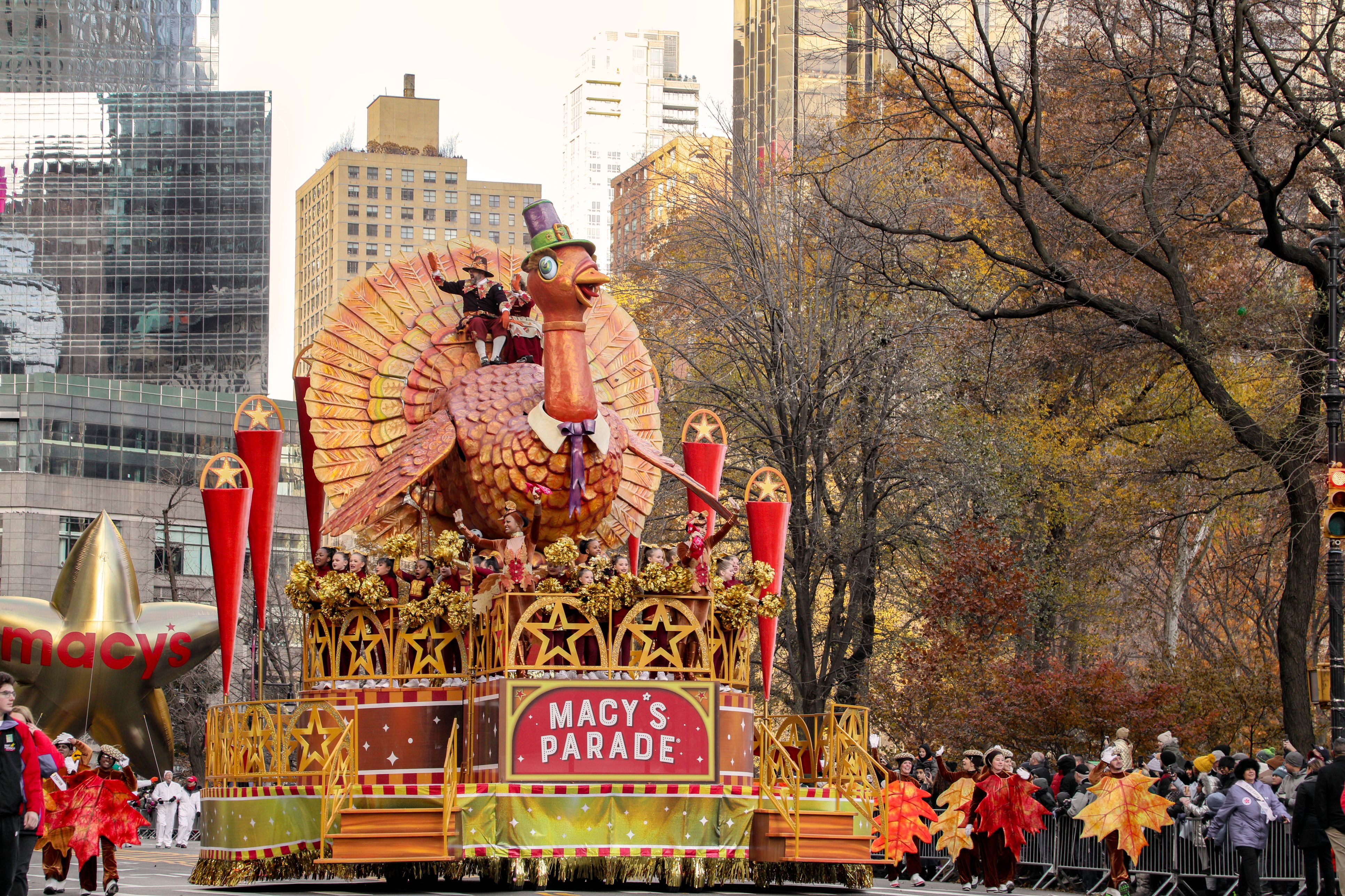 Macy's Day Parade turkey float