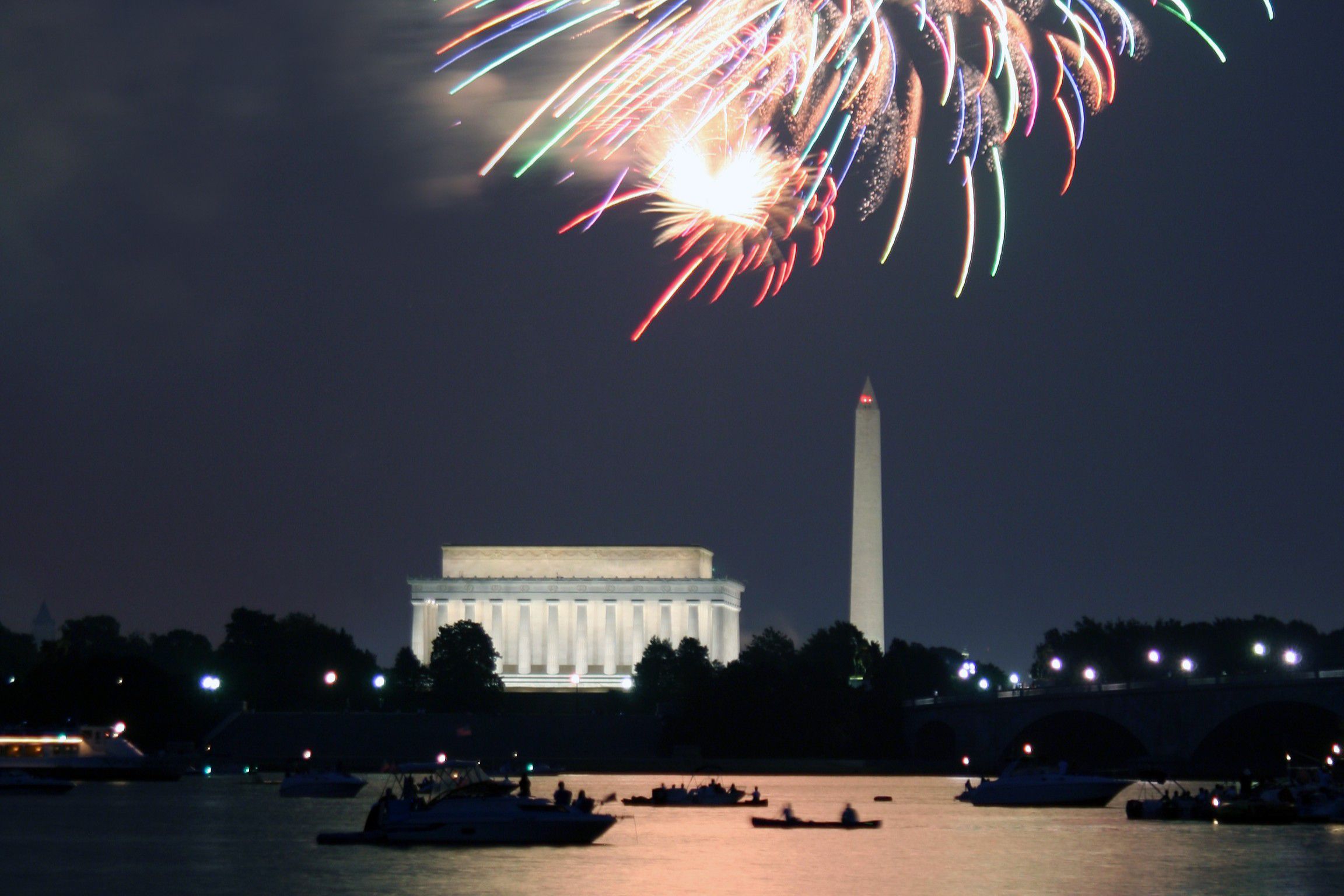 Fireworks in Washington DC