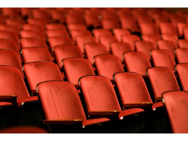 Red theater seats