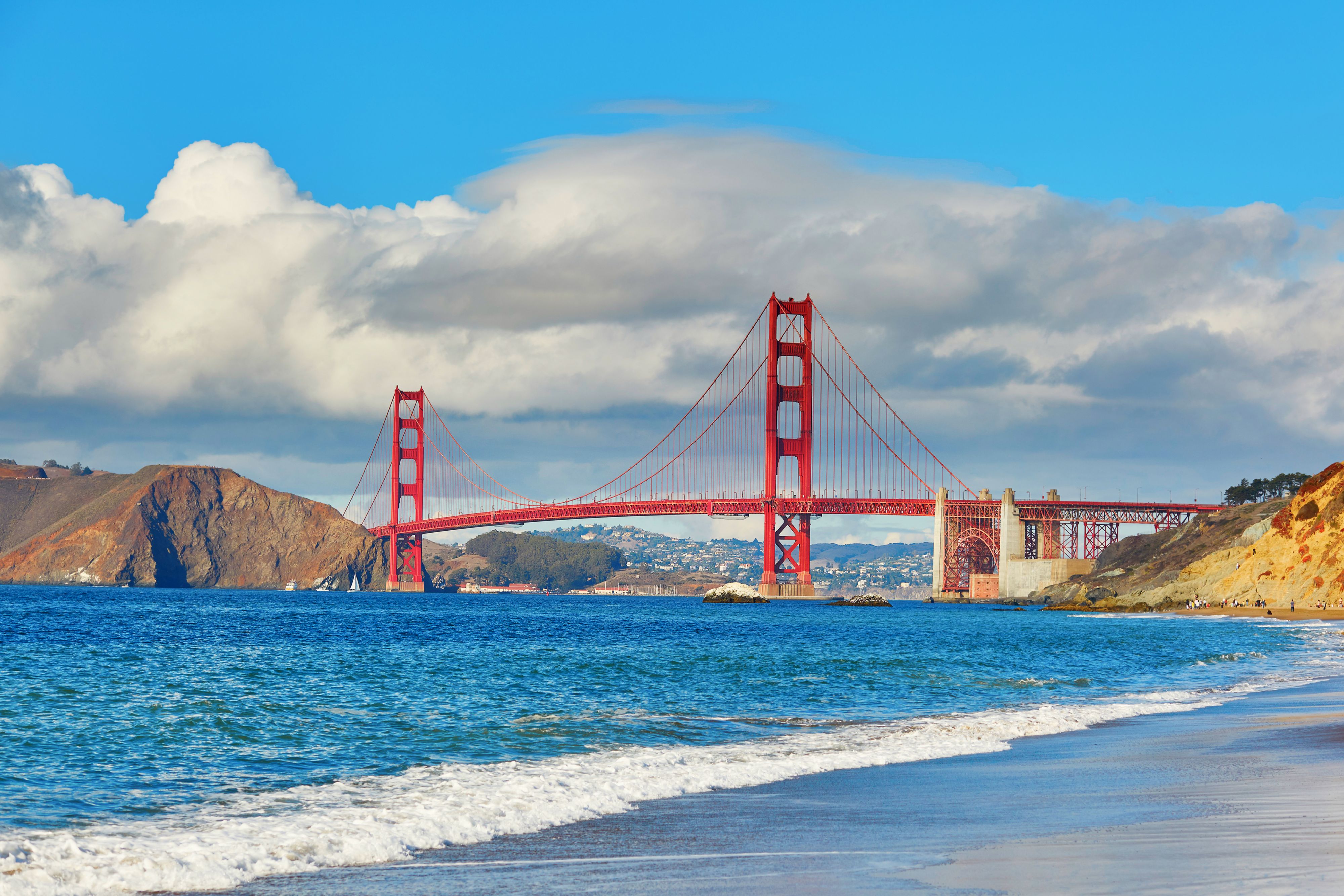 Le célèbre pont du Golden Gate à San Francisco, Californie, États-Unis