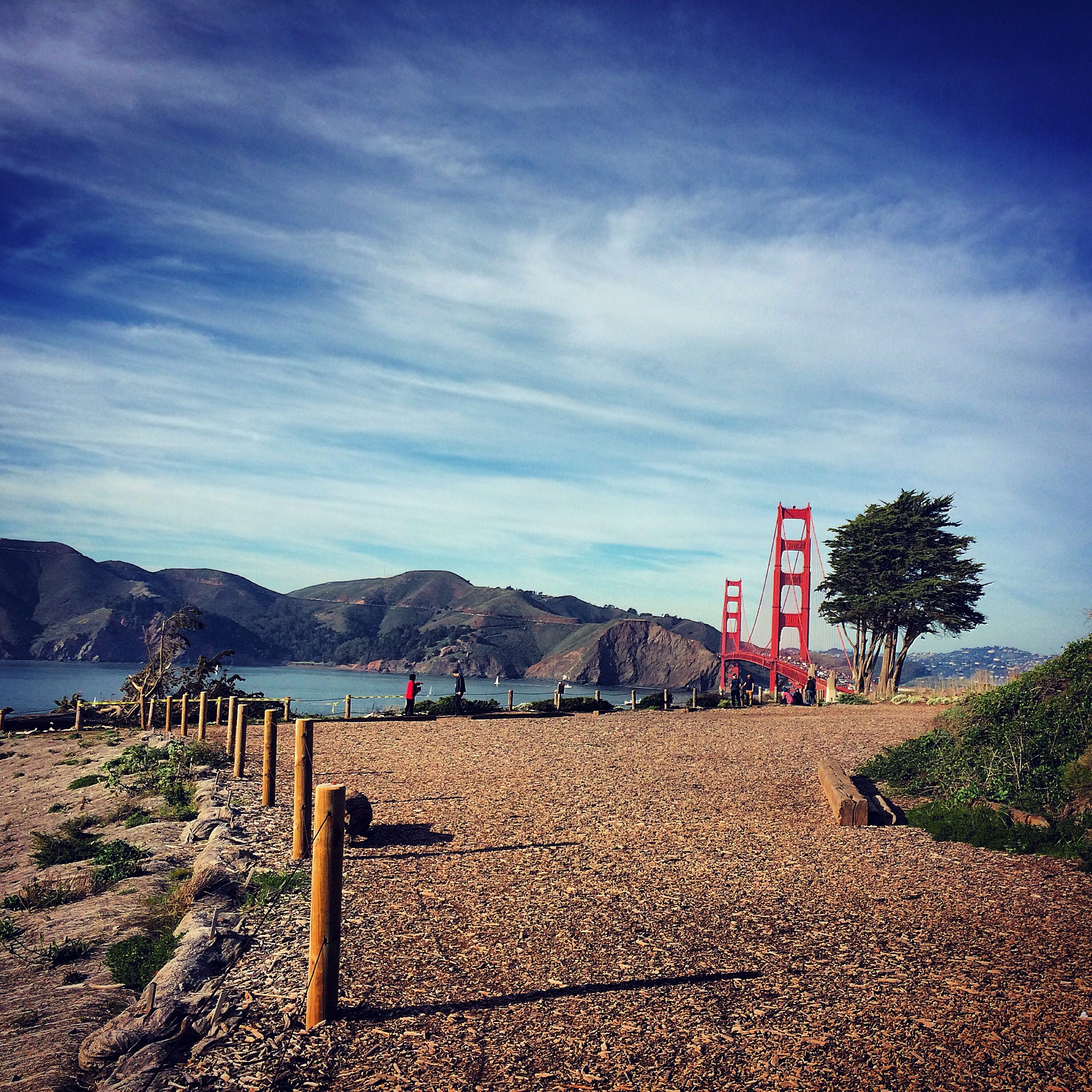 San Francisco Golden Gate Bridge at Presidio