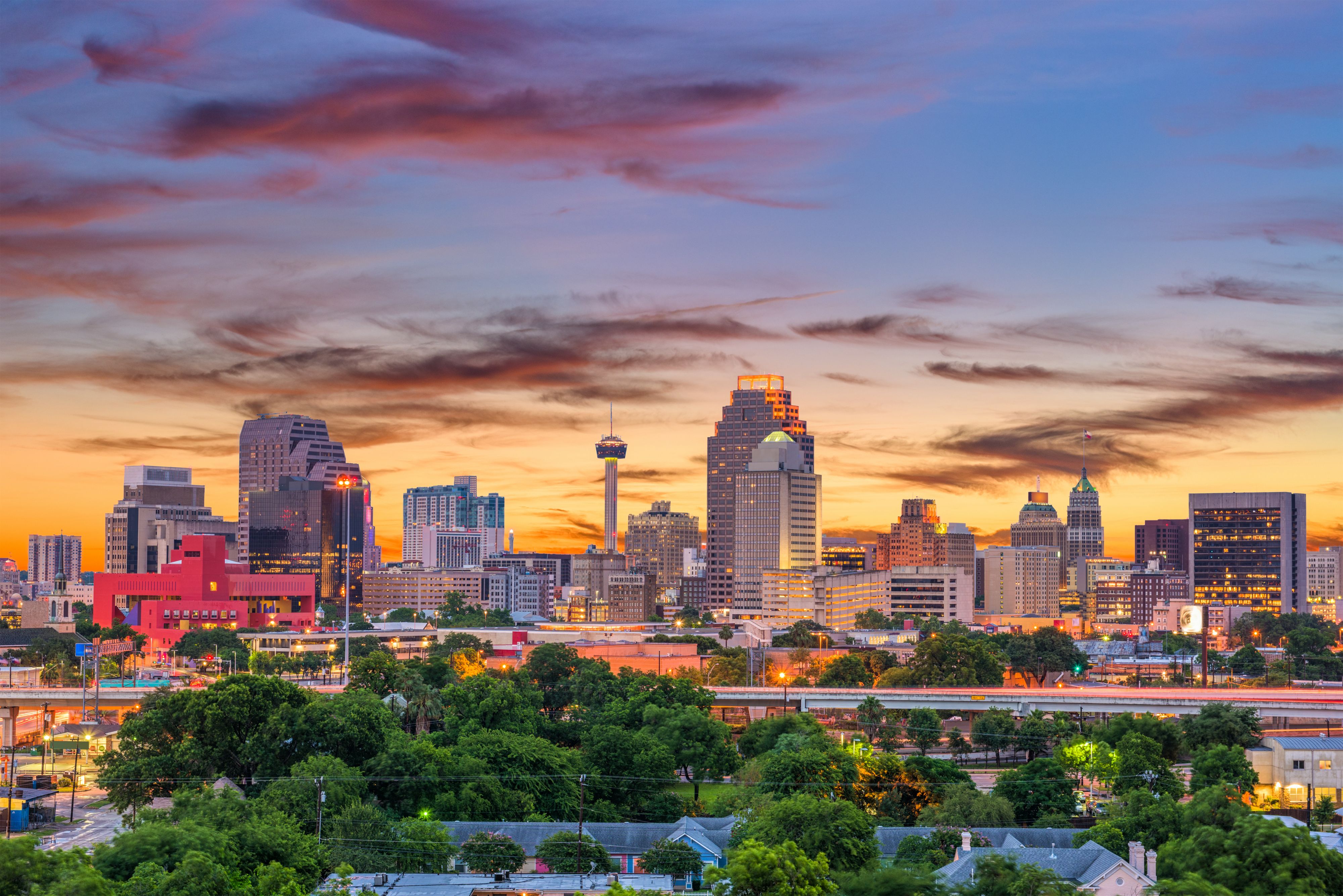 View of city in Texas