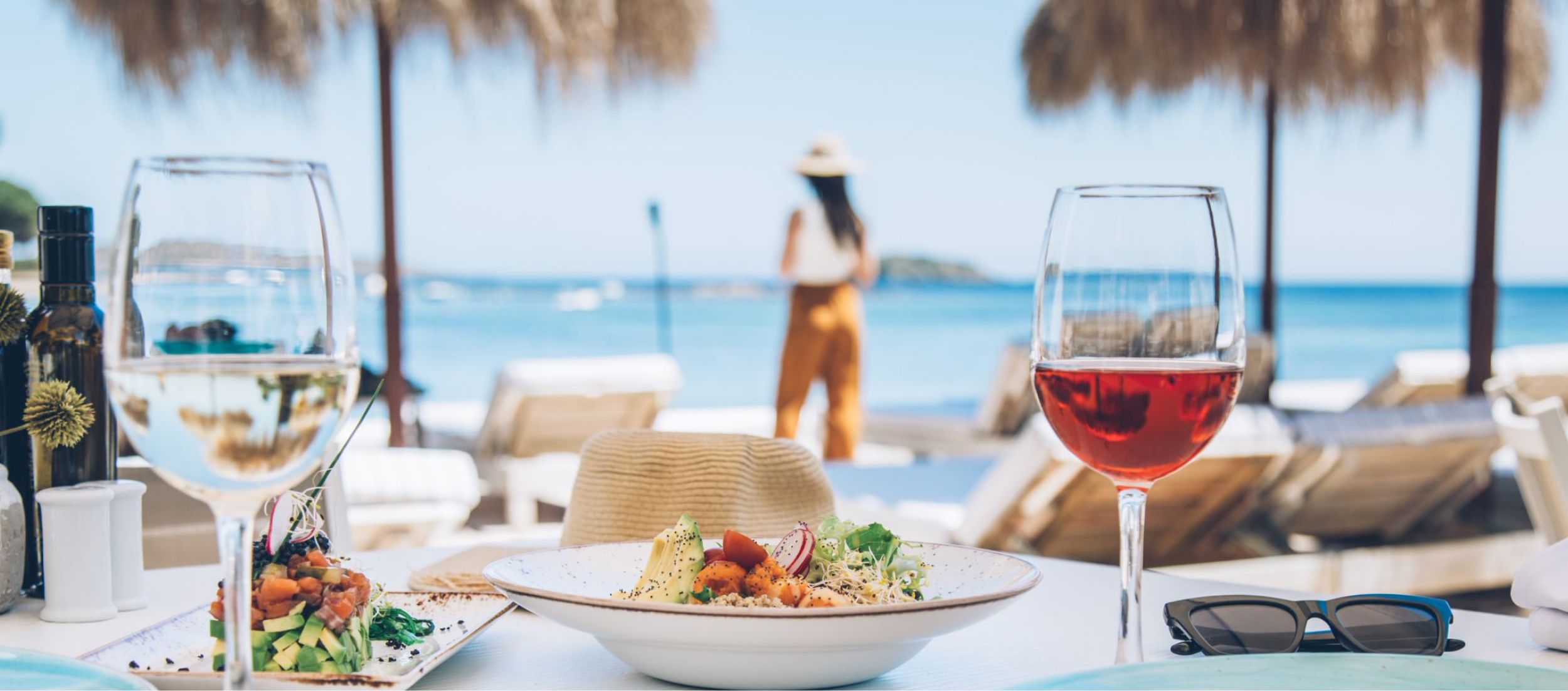 Meal by the beach