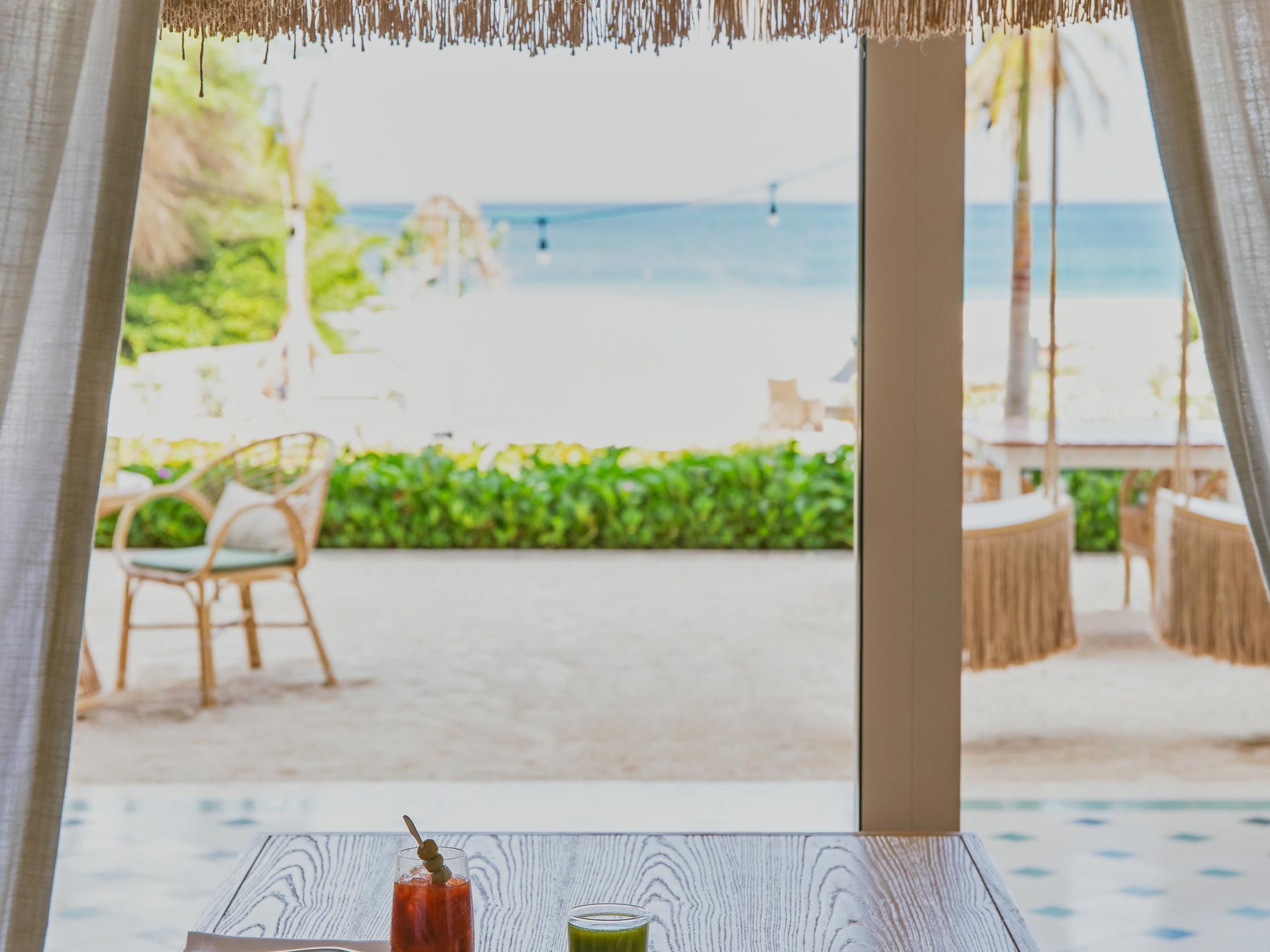 Restaurants am Strand