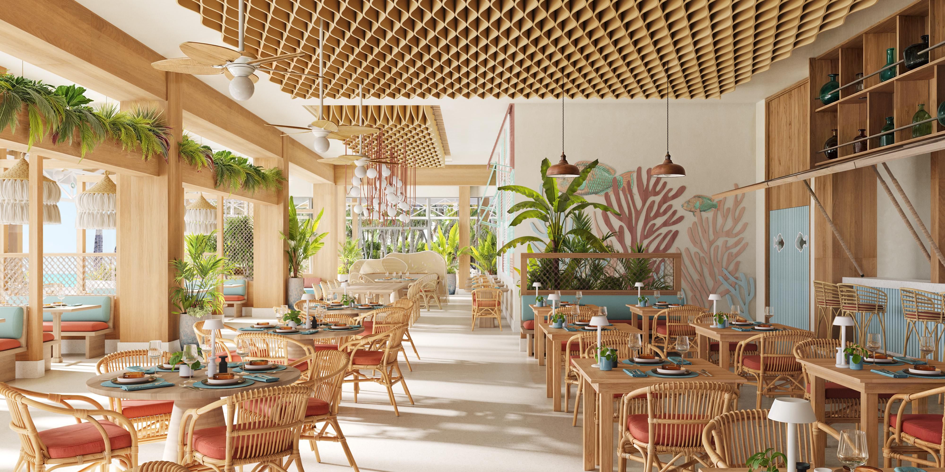 From fresh-caught seafood to globally inspired plates, indulge across three restaurants and five bars, including a rooftop with stunning views. Local ingredients and premium drinks set the tone for memorable evenings.