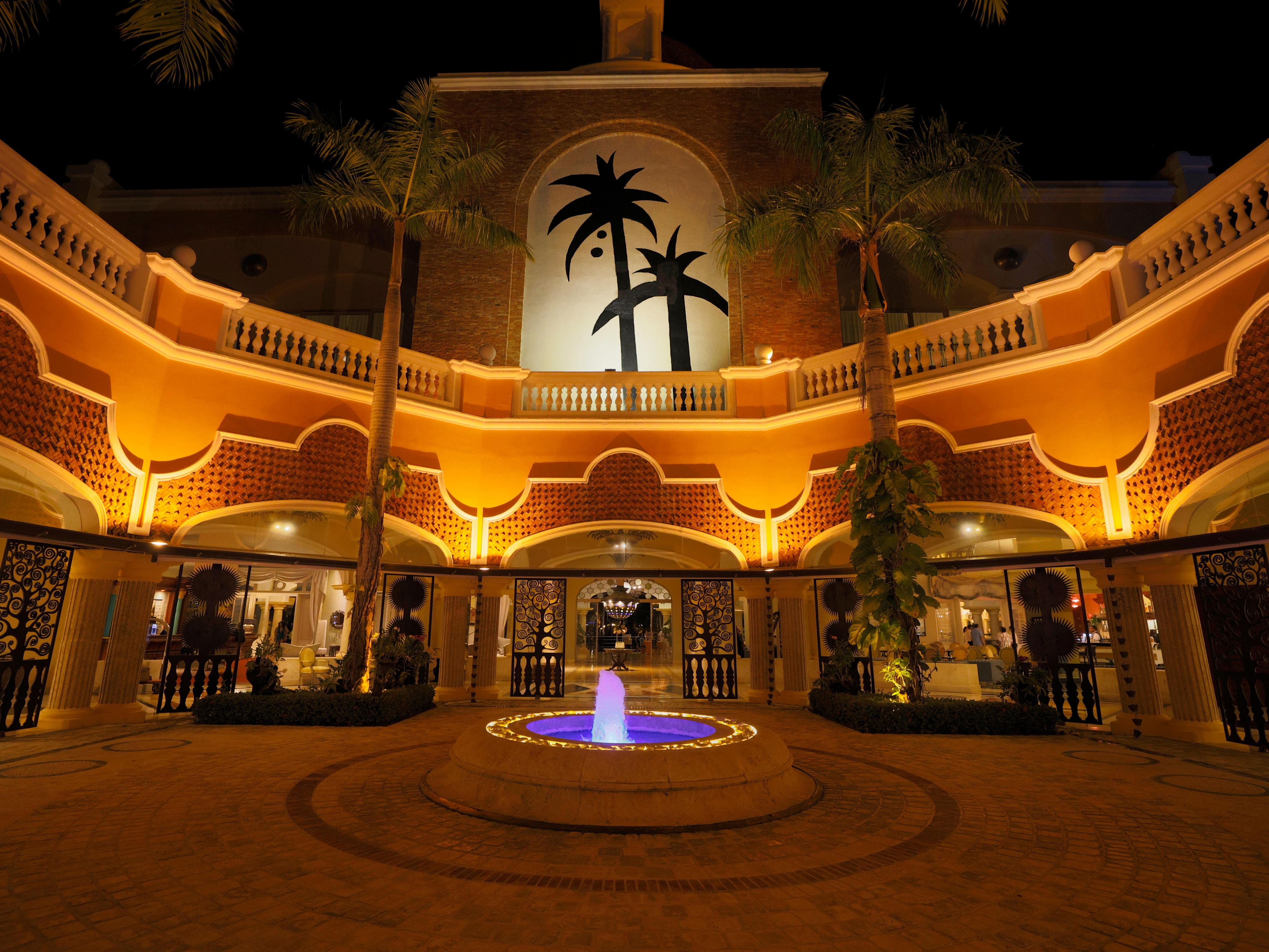 the lobby