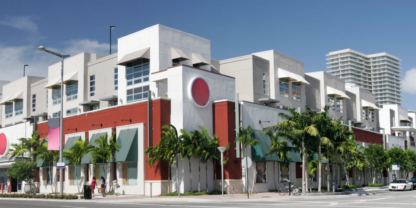 Iconic architecture in Midtown Miami