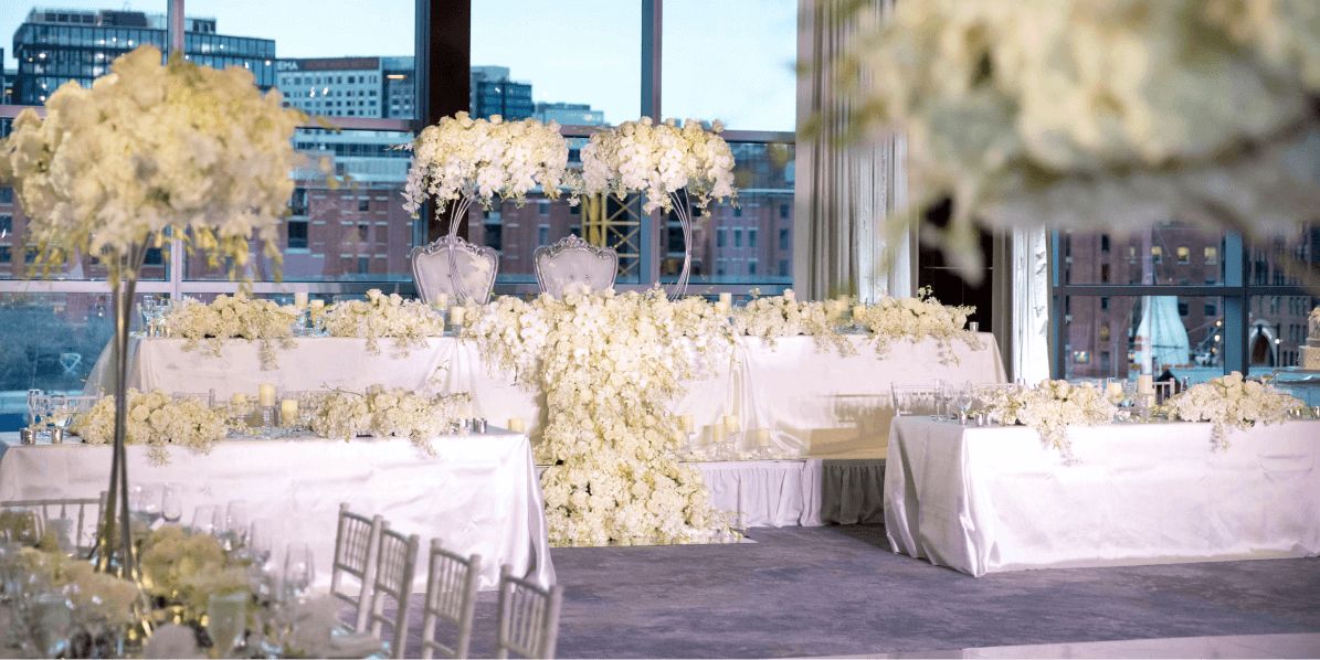 Host your next large Boston wedding in our Rose Kennedy Ballroom