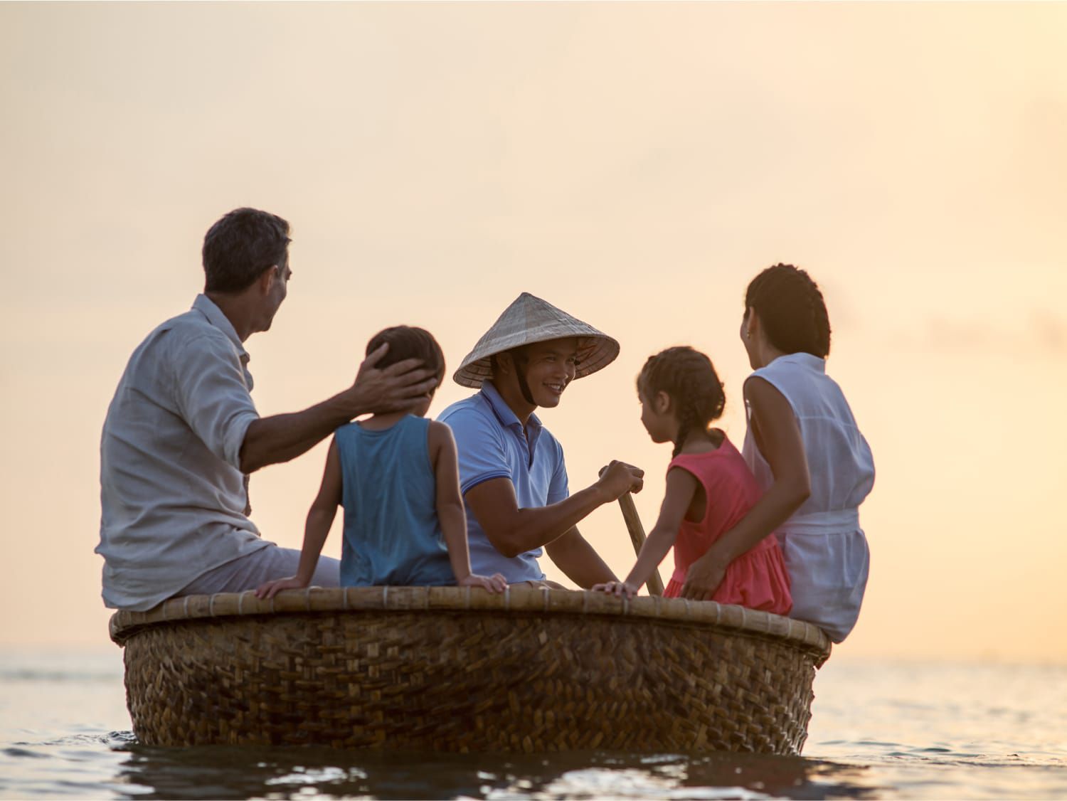 small group of people on a boat
