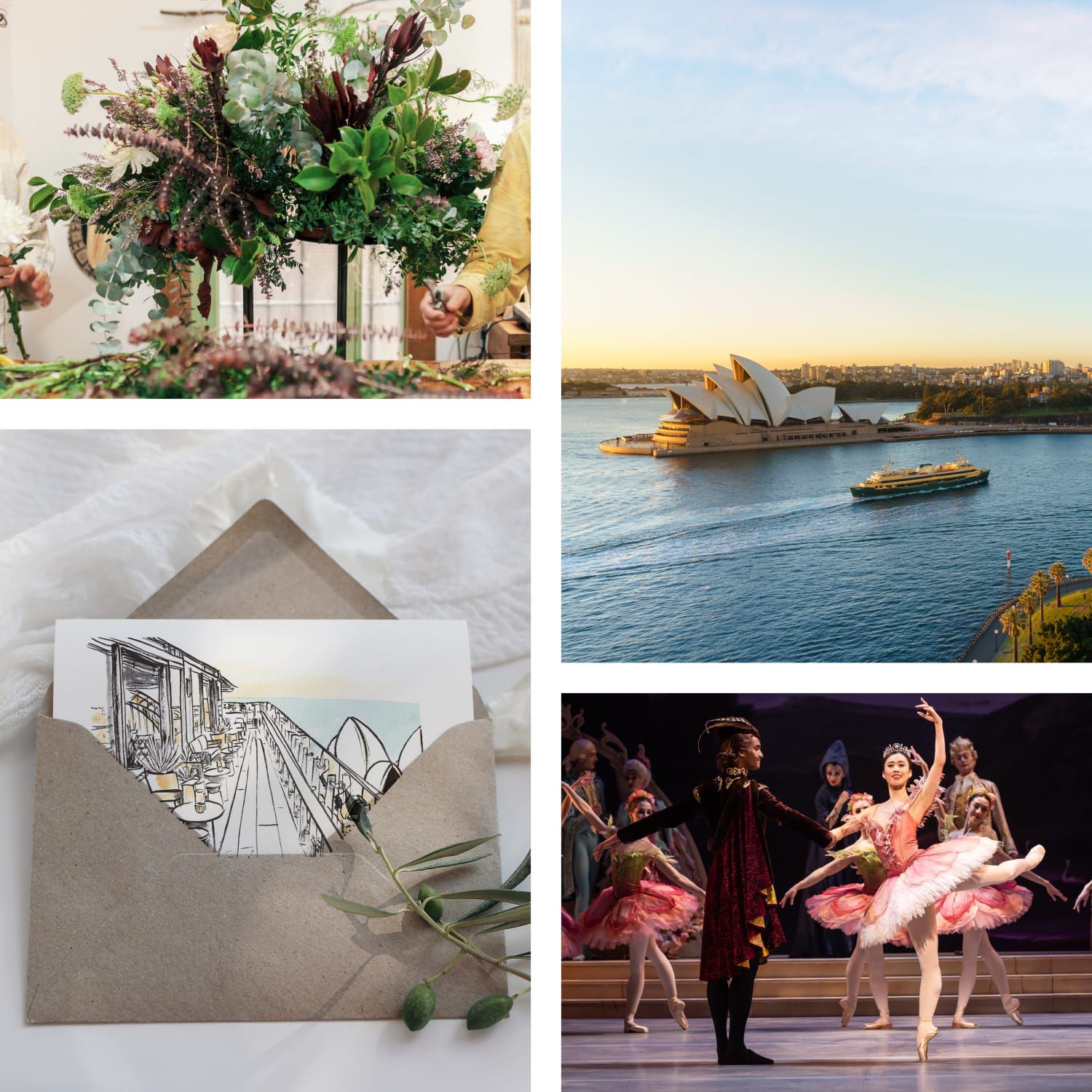 Experience Sydney Opera House and the city's most colorful blooms.