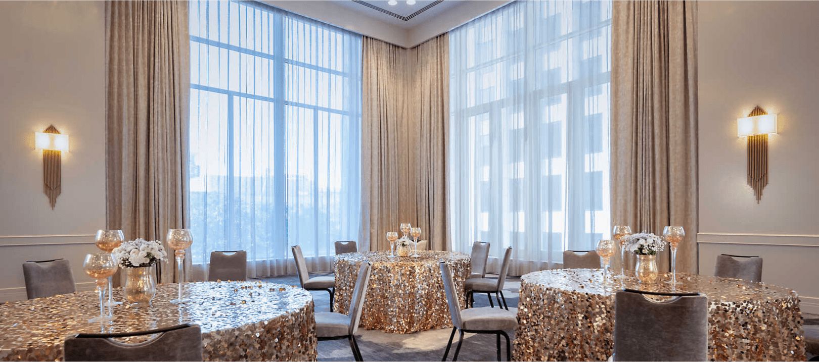 Grand Ballroom showing large interior with chandeliers