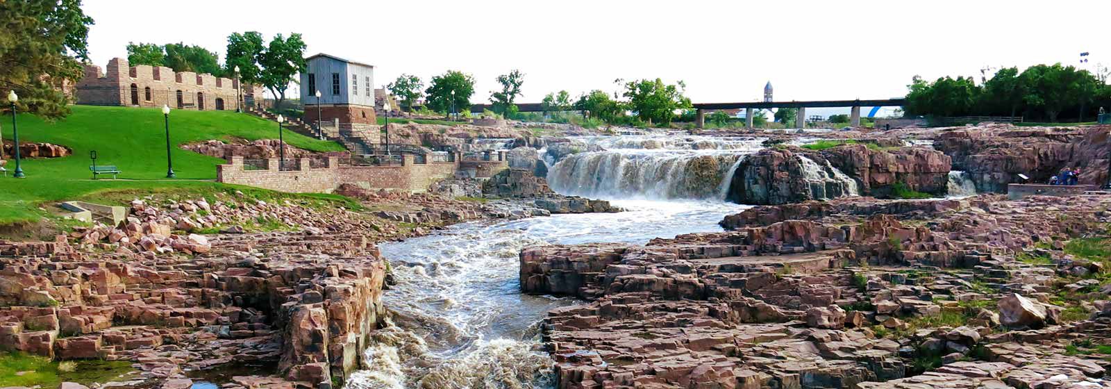 The Sioux Falls, waterfall