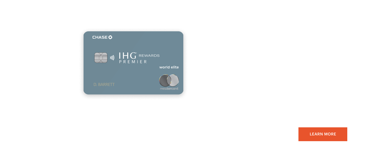 Earn 175,000 bonus points with the IHG Rewards Premier Credit Card