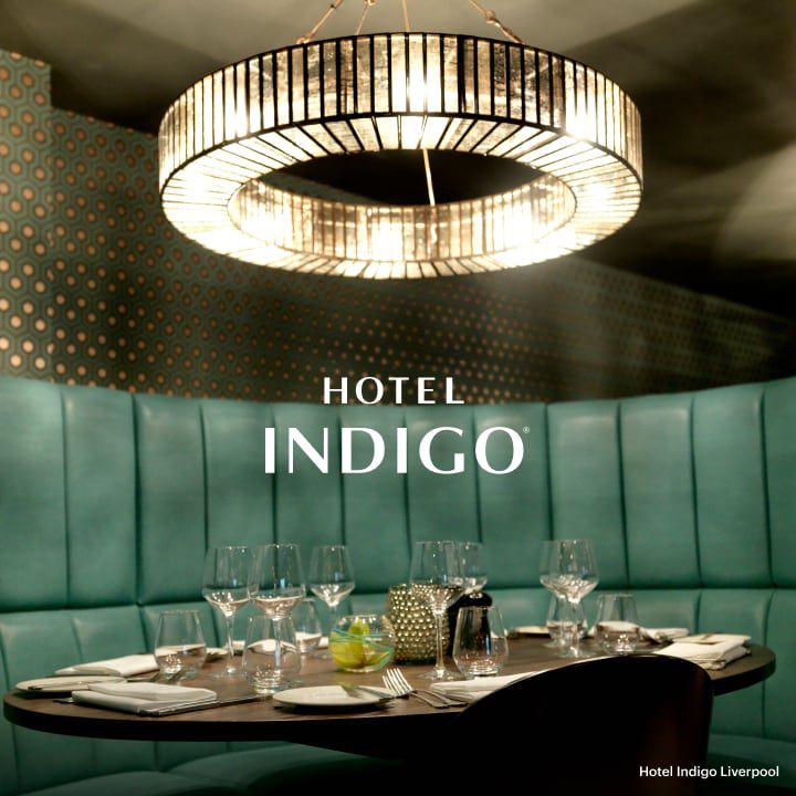 hotel indigo liverpool restaurant with luxurious table setting