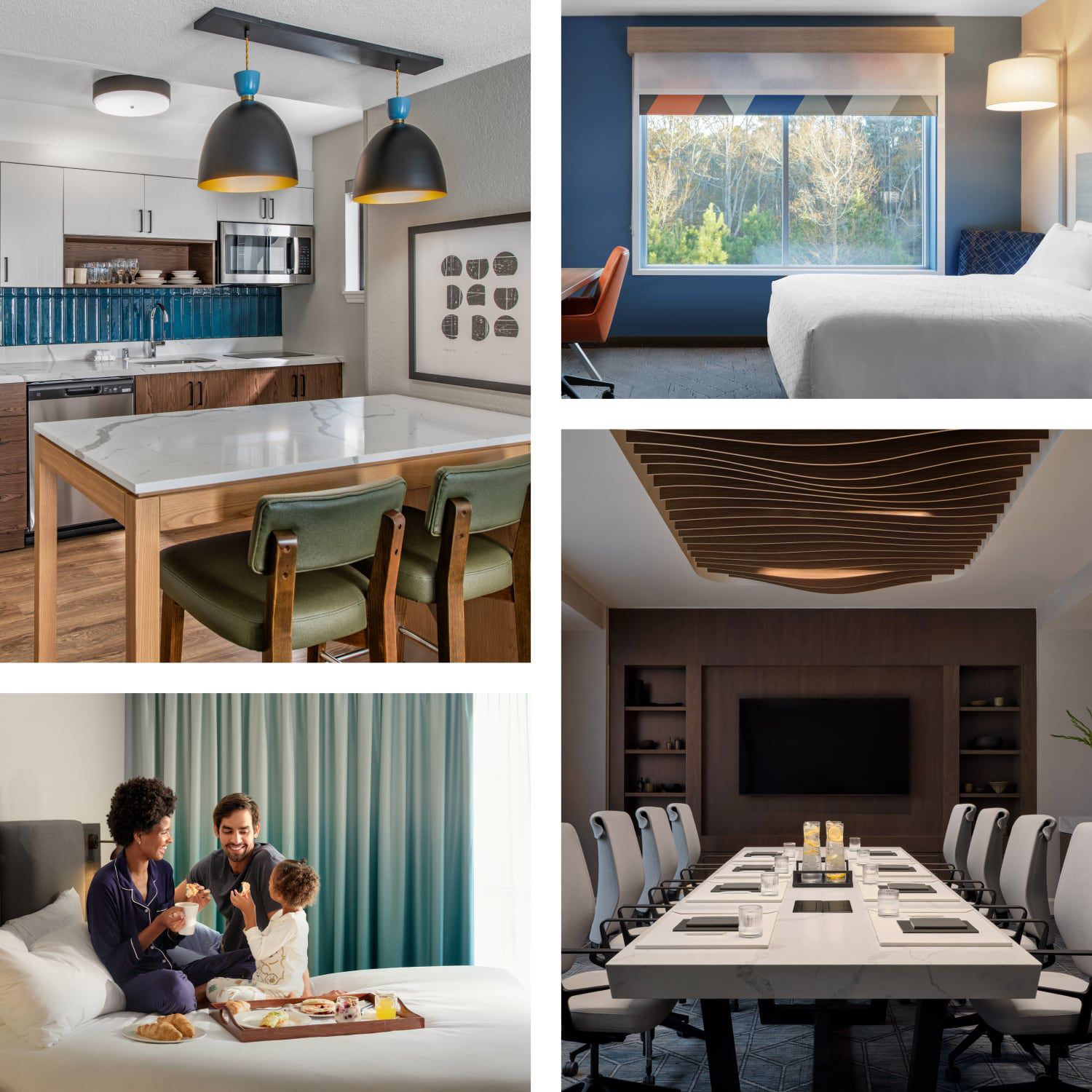 Hotel rooms and dining options for every type of trip