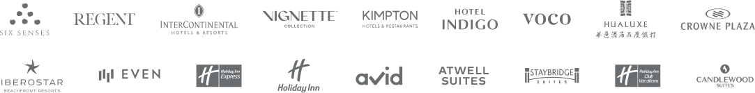 IHG Hotels &amp; Resorts Markenfamilie