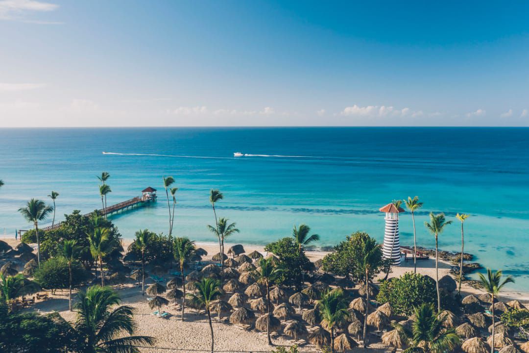 イベロスター セレクション ハシエンダ ドミニカス バヤイベの美しいビーチの眺め