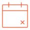 Orange calendar icon