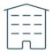 Hotel building icon