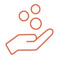  icon redeem points orange