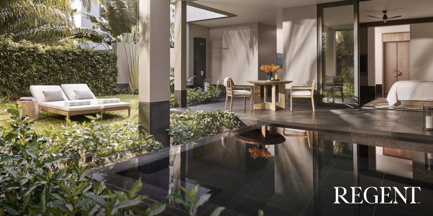 Regent Hotels & Resorts suite with private terrace and plunge pool