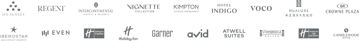 Família de marcas IHG Hotels &amp; Resorts