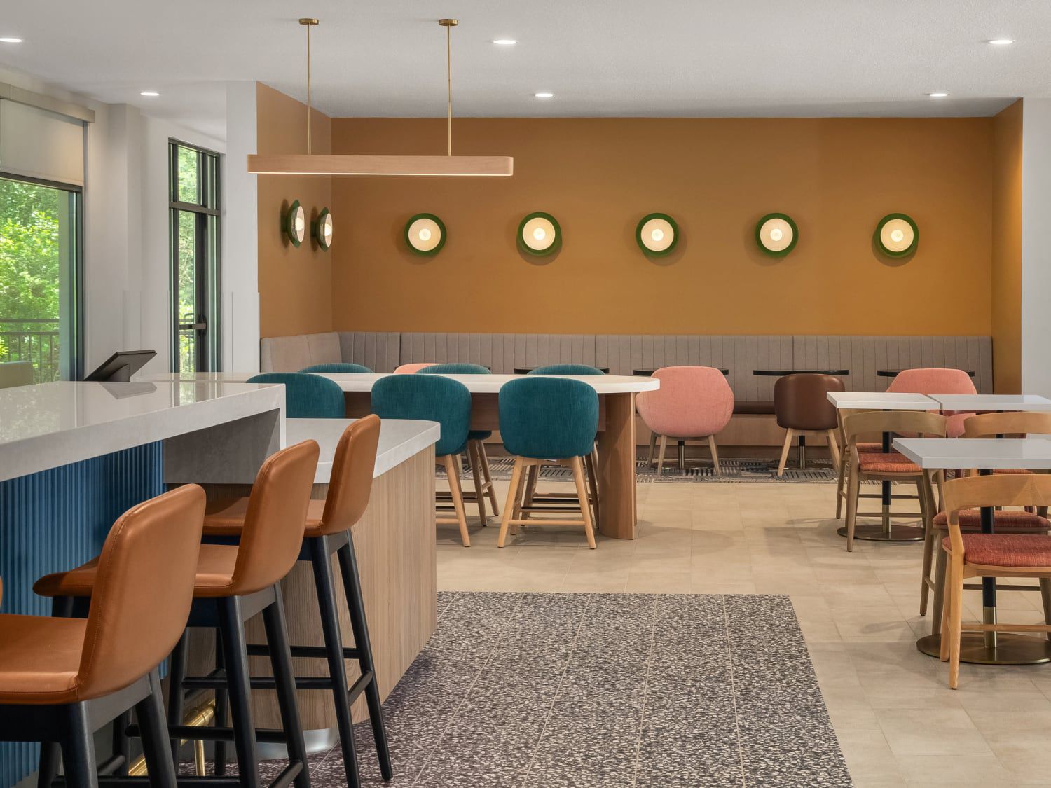 Modern restaurant at EVEN Hotel Orlando International Airport