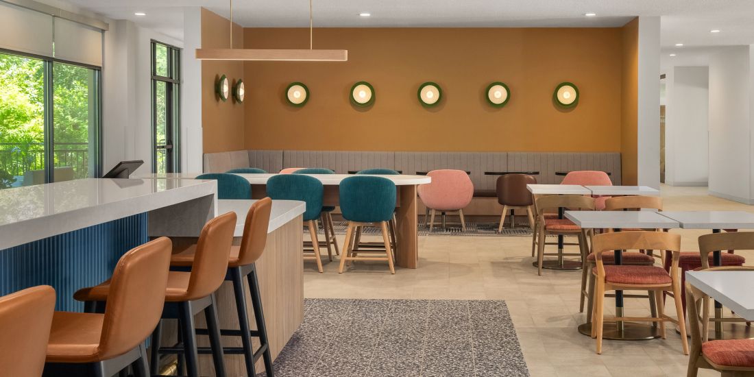 Modern restaurant at EVEN Hotel Orlando International Airport