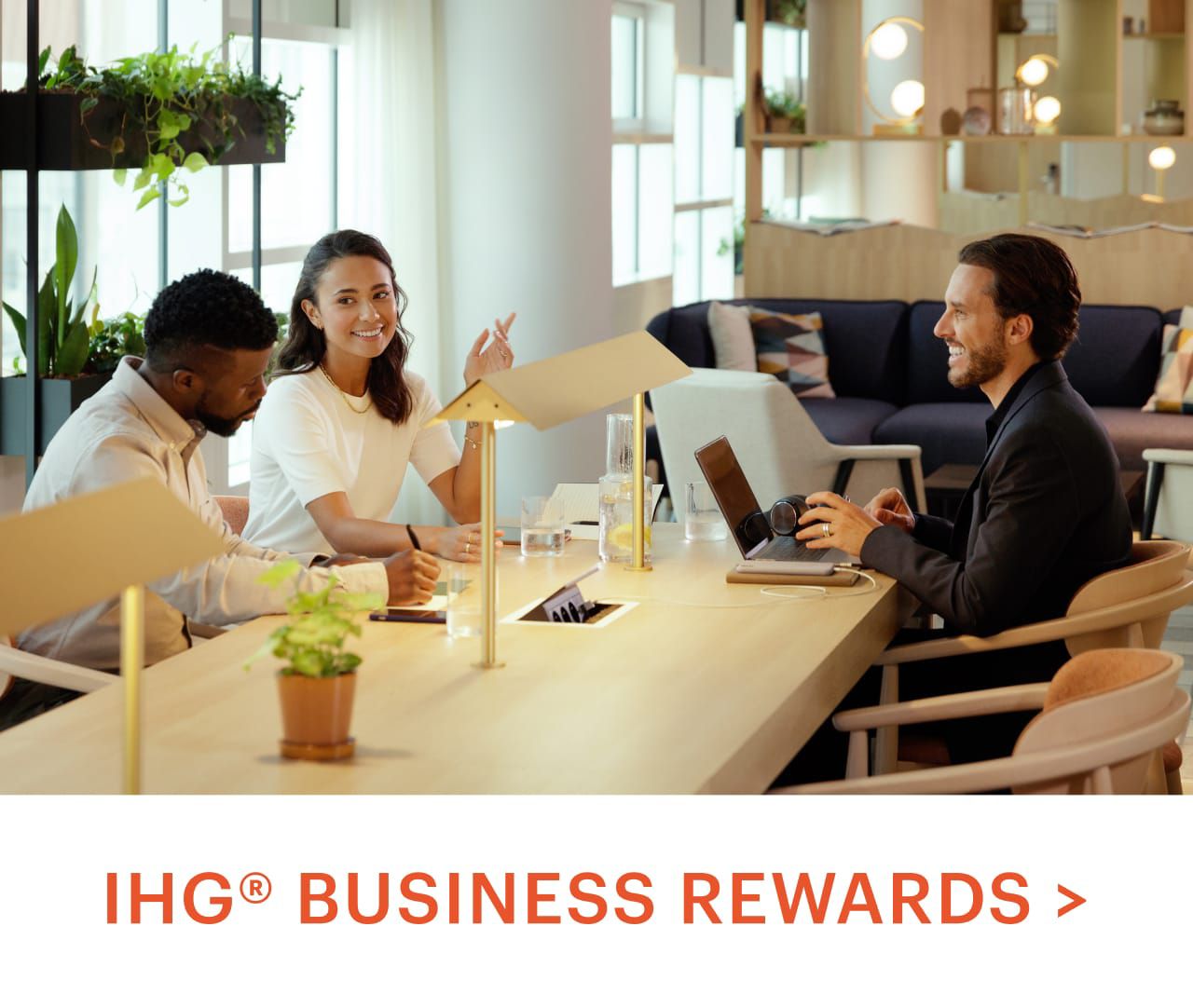 برنامج مكافآت الأعمال IHG® Business Rewards