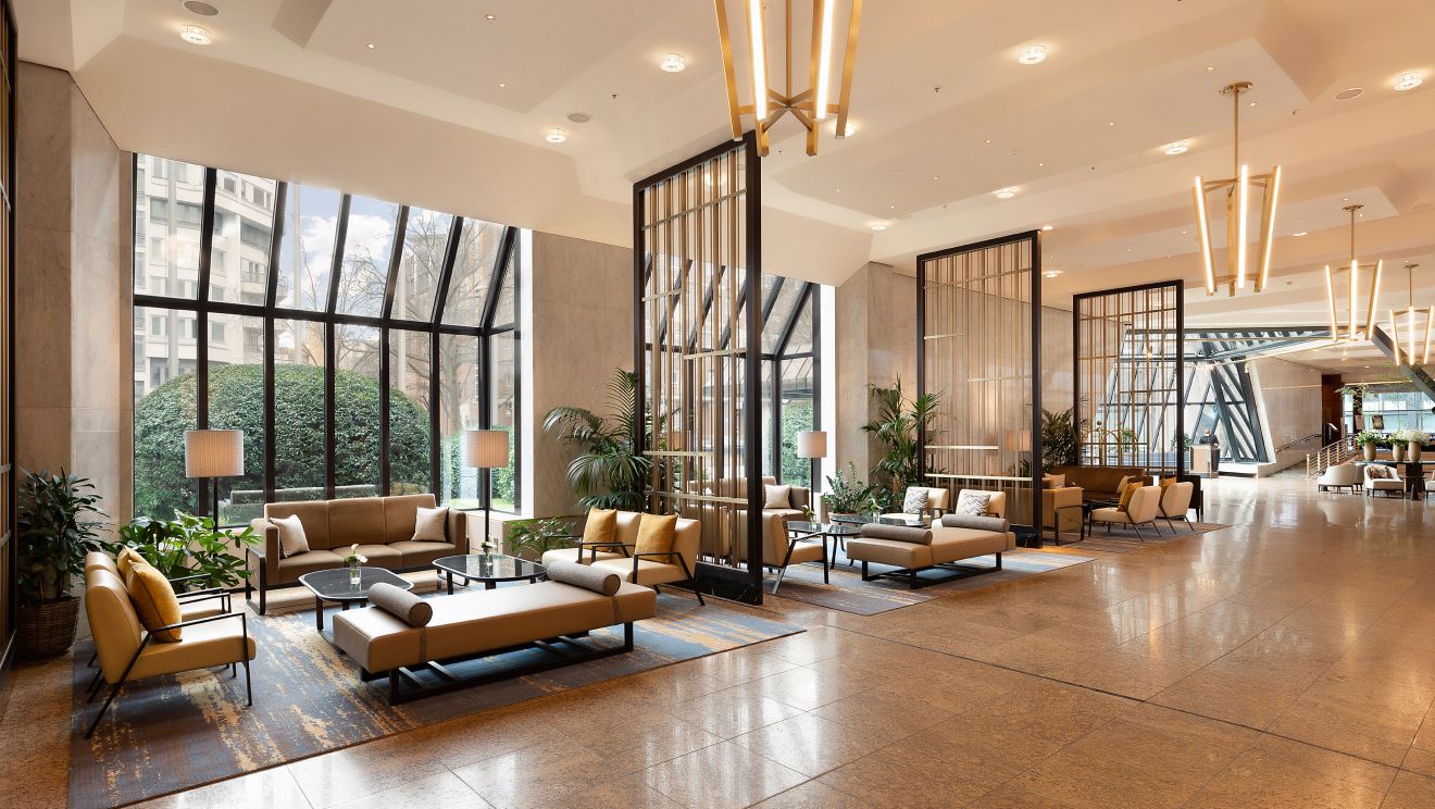 Hotel reception area