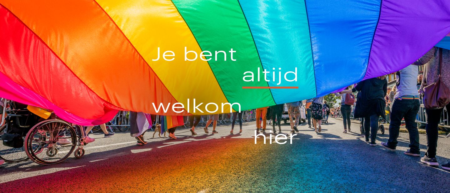 Je bent | altijd | welkom | hier