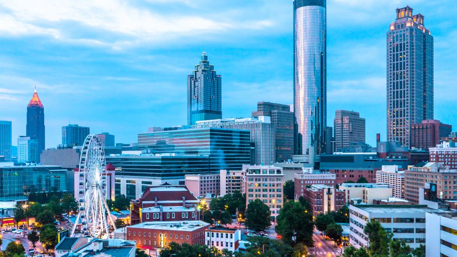 View of Atlanta skyline
