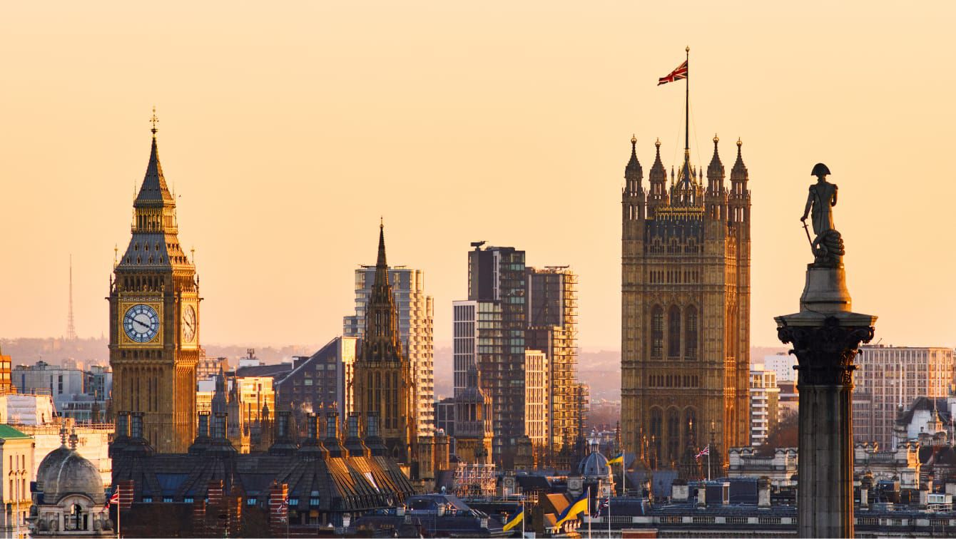 London skyline view