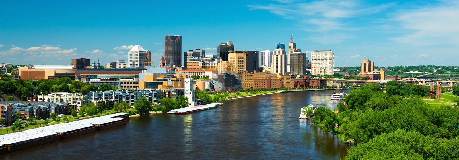 View of the St. Paul city line