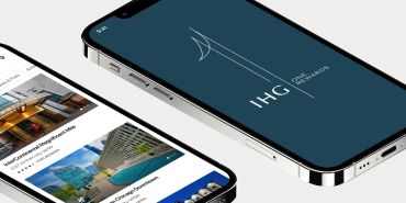Handybildschirme mit der IHG One Rewards-App