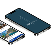 Phone screens with IHG One Rewards app