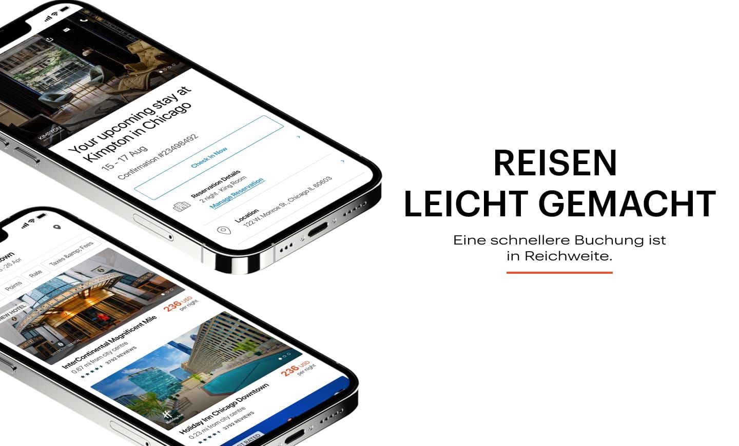 REISEN LEICHT GEMACHT  Eine schnellere Buchung ist  in Reichweite. 