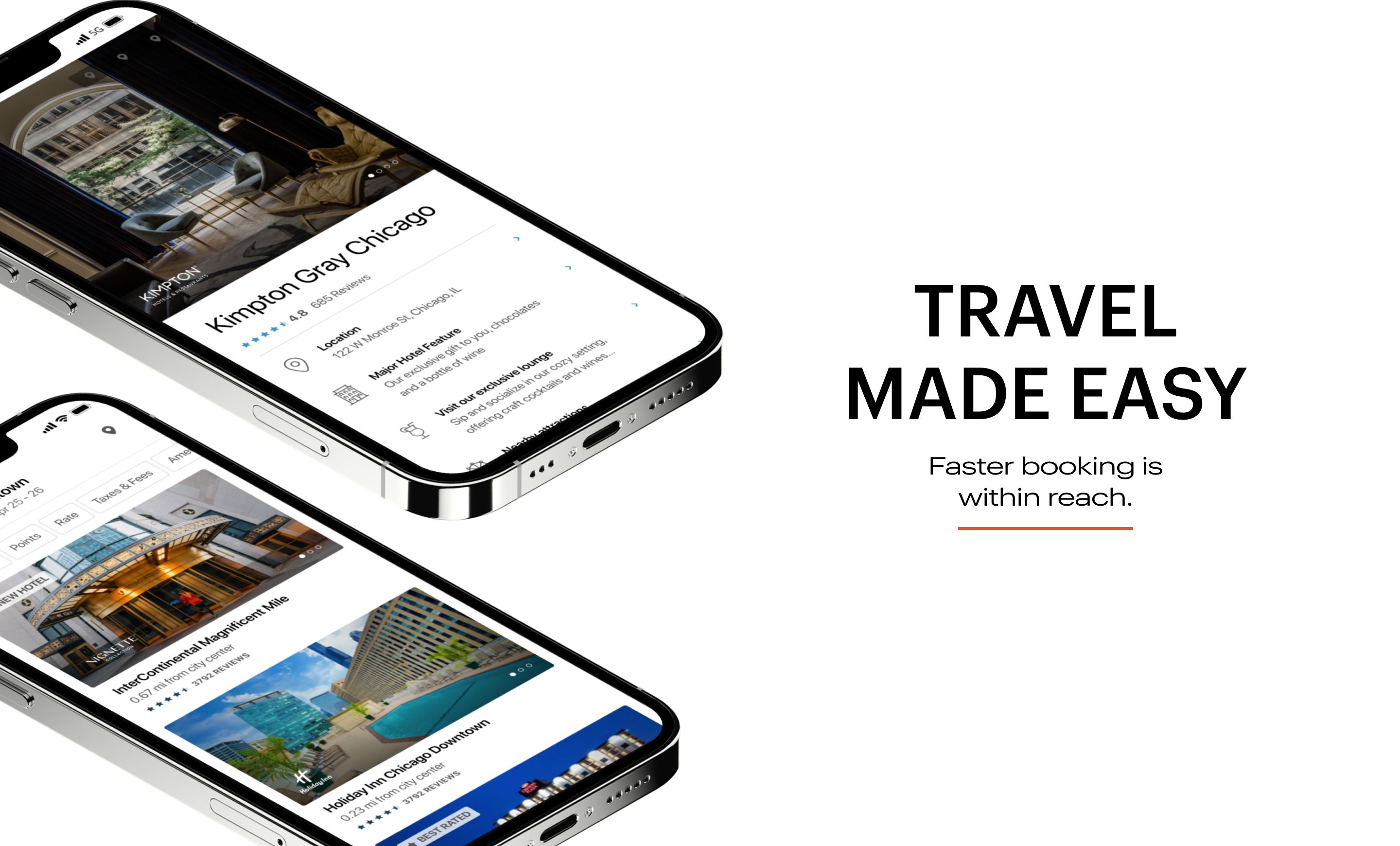 TRAVEL MADE EASY  Faster booking is within reach. 