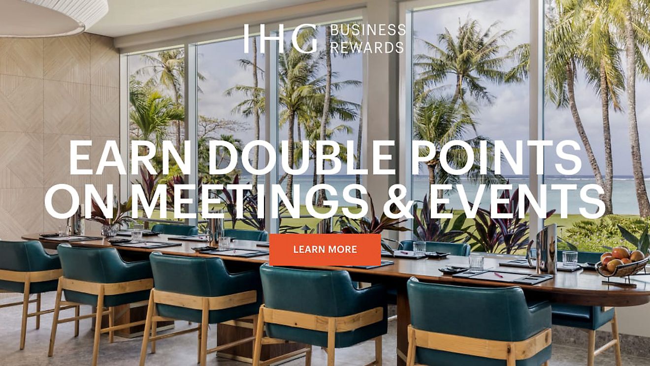 Business Rewards meetings room at hotel