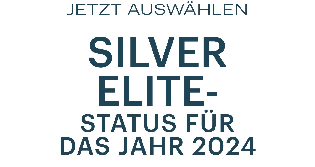 Entscheiden Sie sich für den sofortigen Silver Elite-Status für das gesamte Jahr 2024