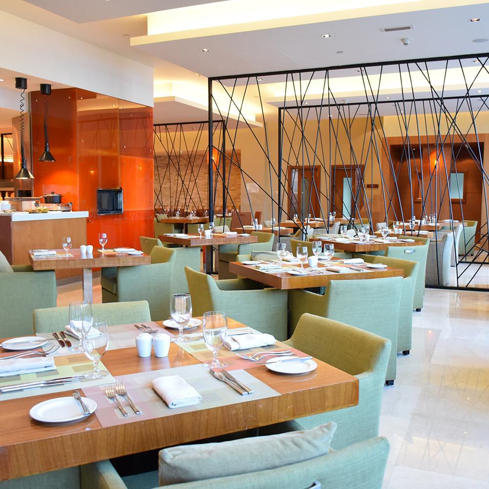 Savor world cuisines at our all day dining restaurant