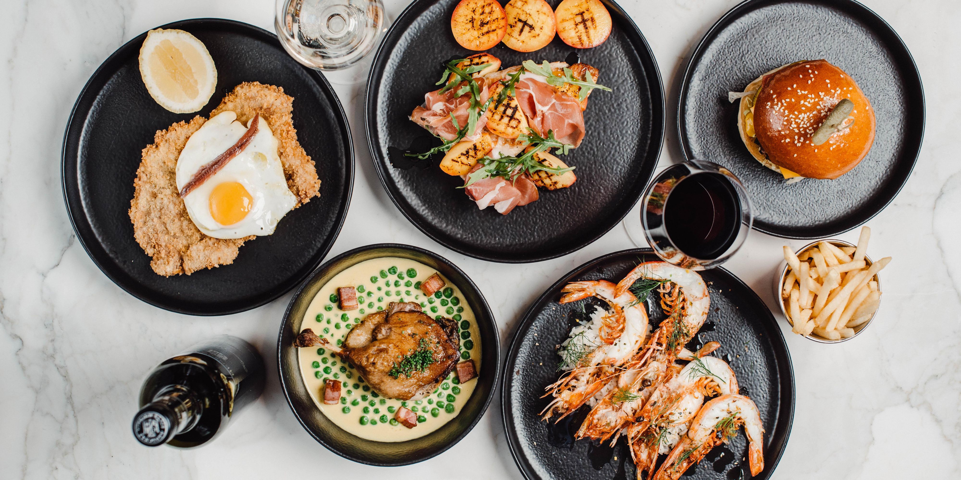 Luxury dining from breakfast until late