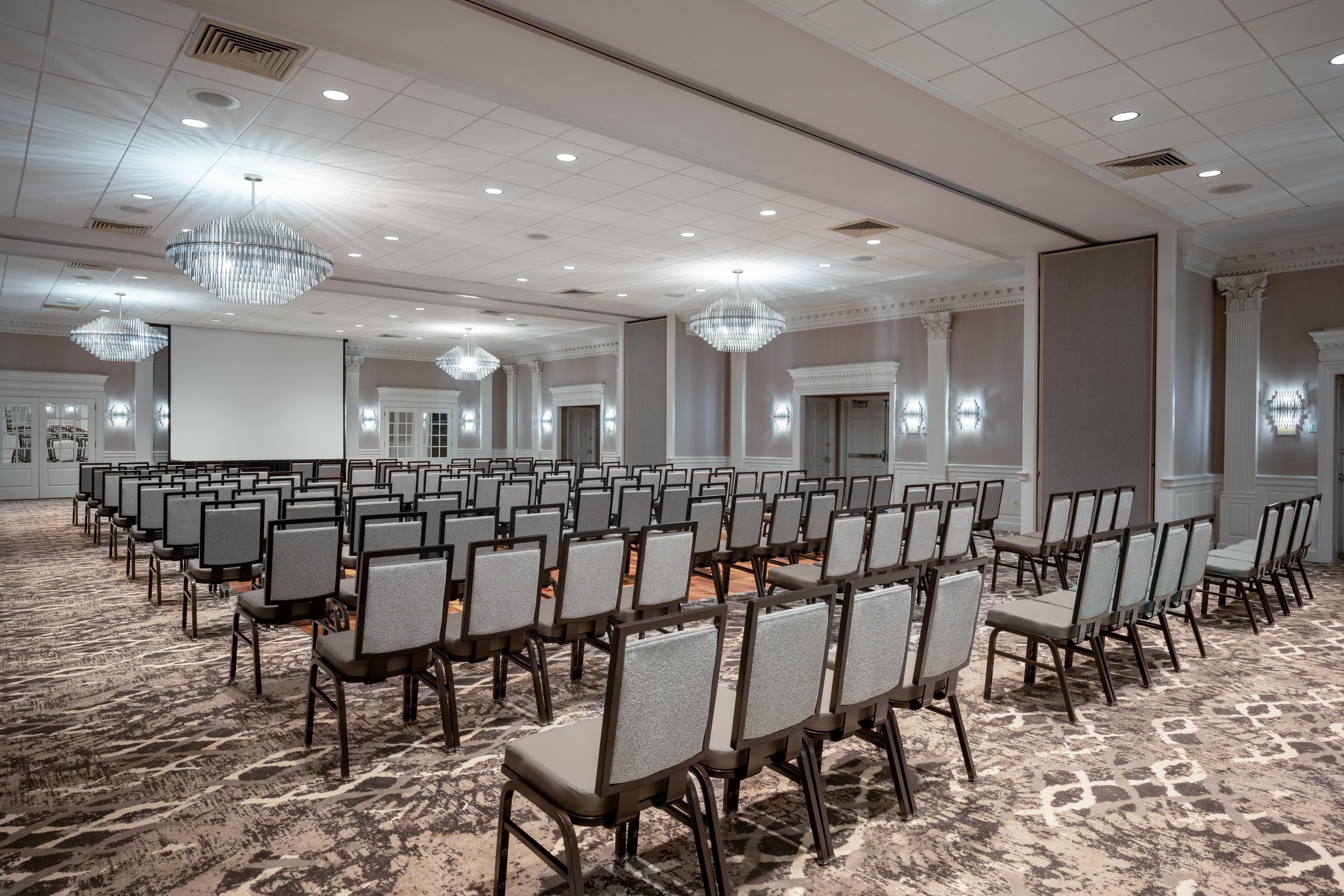 Fort Orange Ballroom with maximum theater capacity for 375 guests
