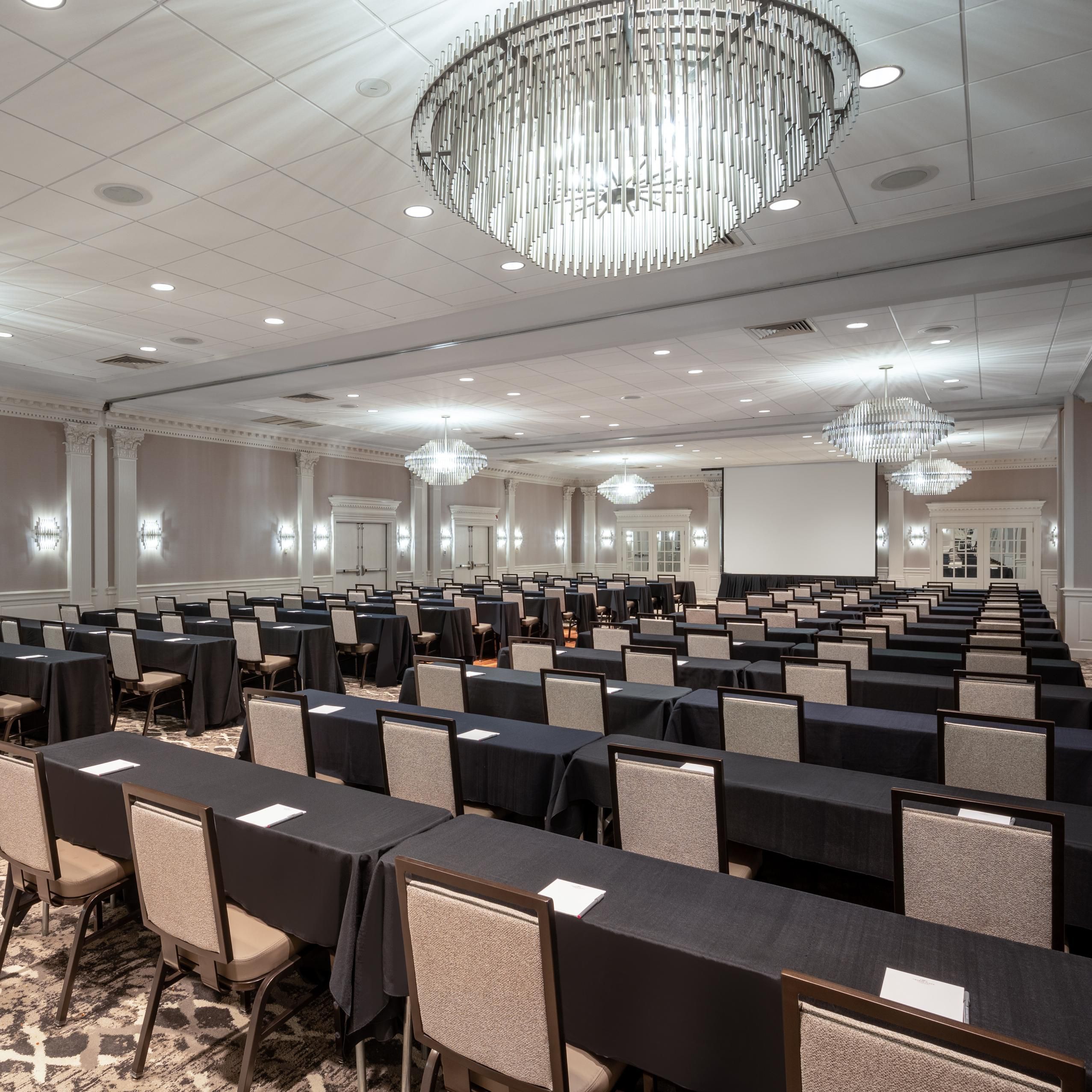 Fort Orange Ballroom comfortably fits 210 guests classroom style