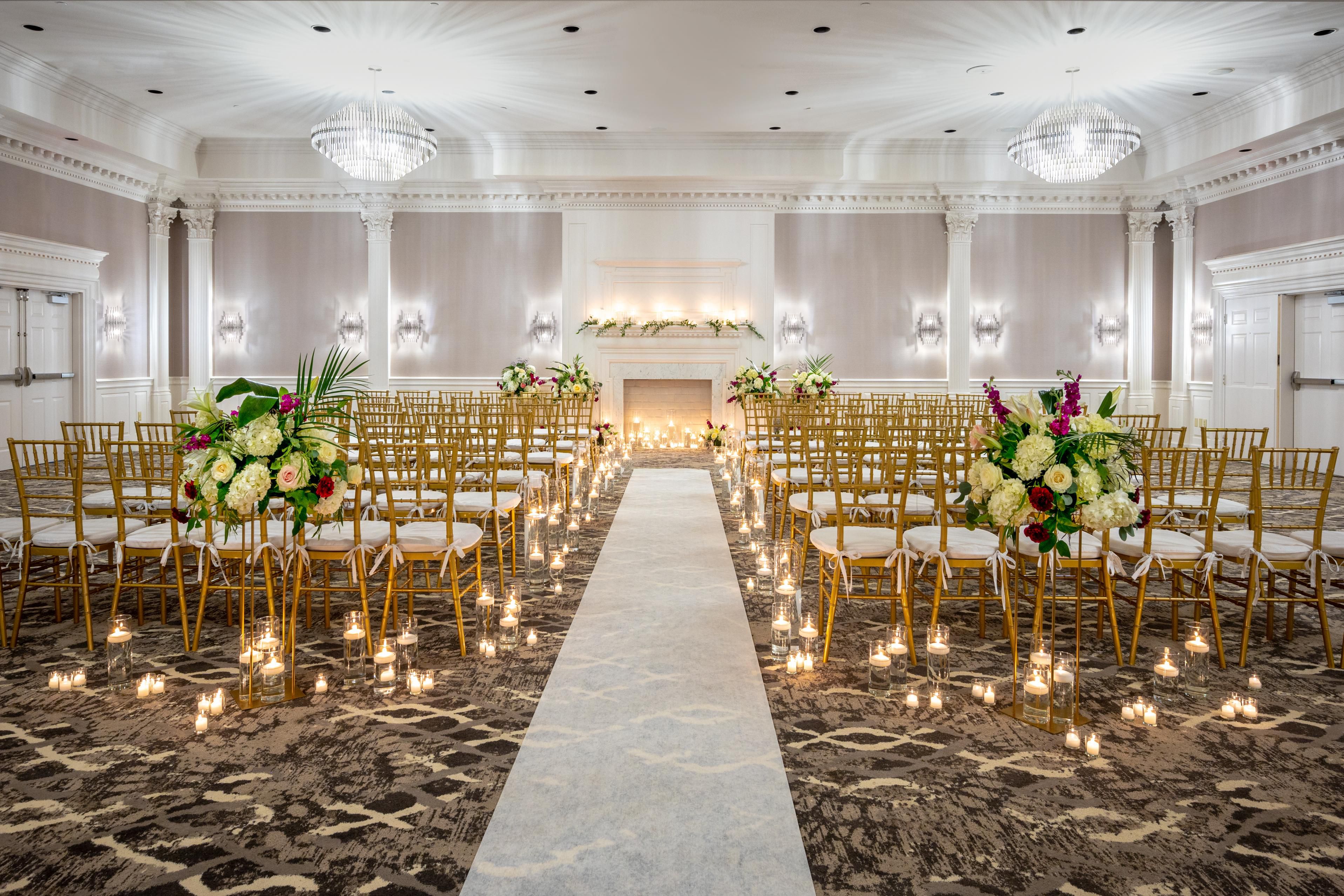 Our beautiful ballrooms are the perfect backdrop for your wedding