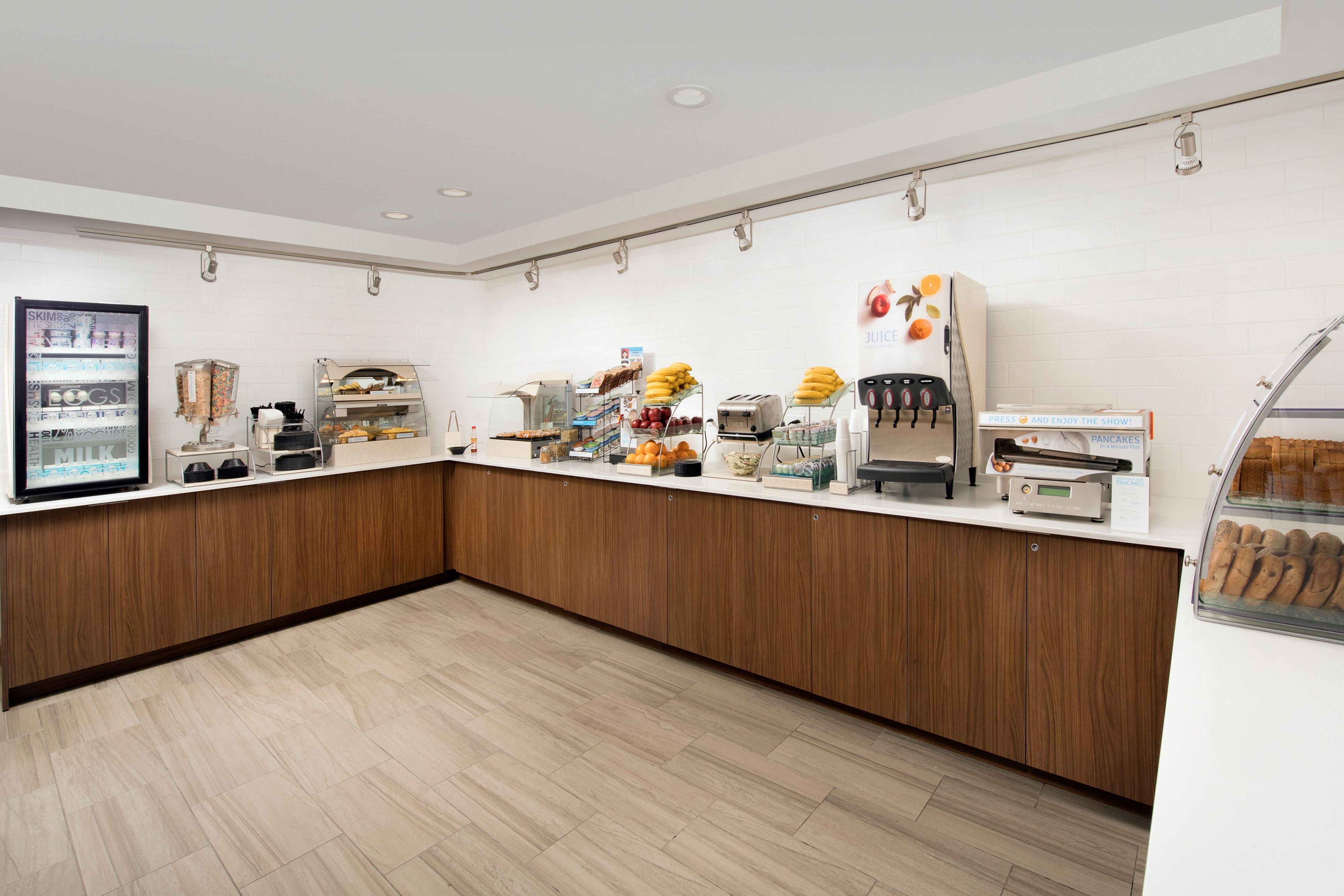 Enjoy complimentary hot breakfast daily and new Costa Coffee stations. Try the fresh waffles, cinnamon buns, hot eggs and continental items. 